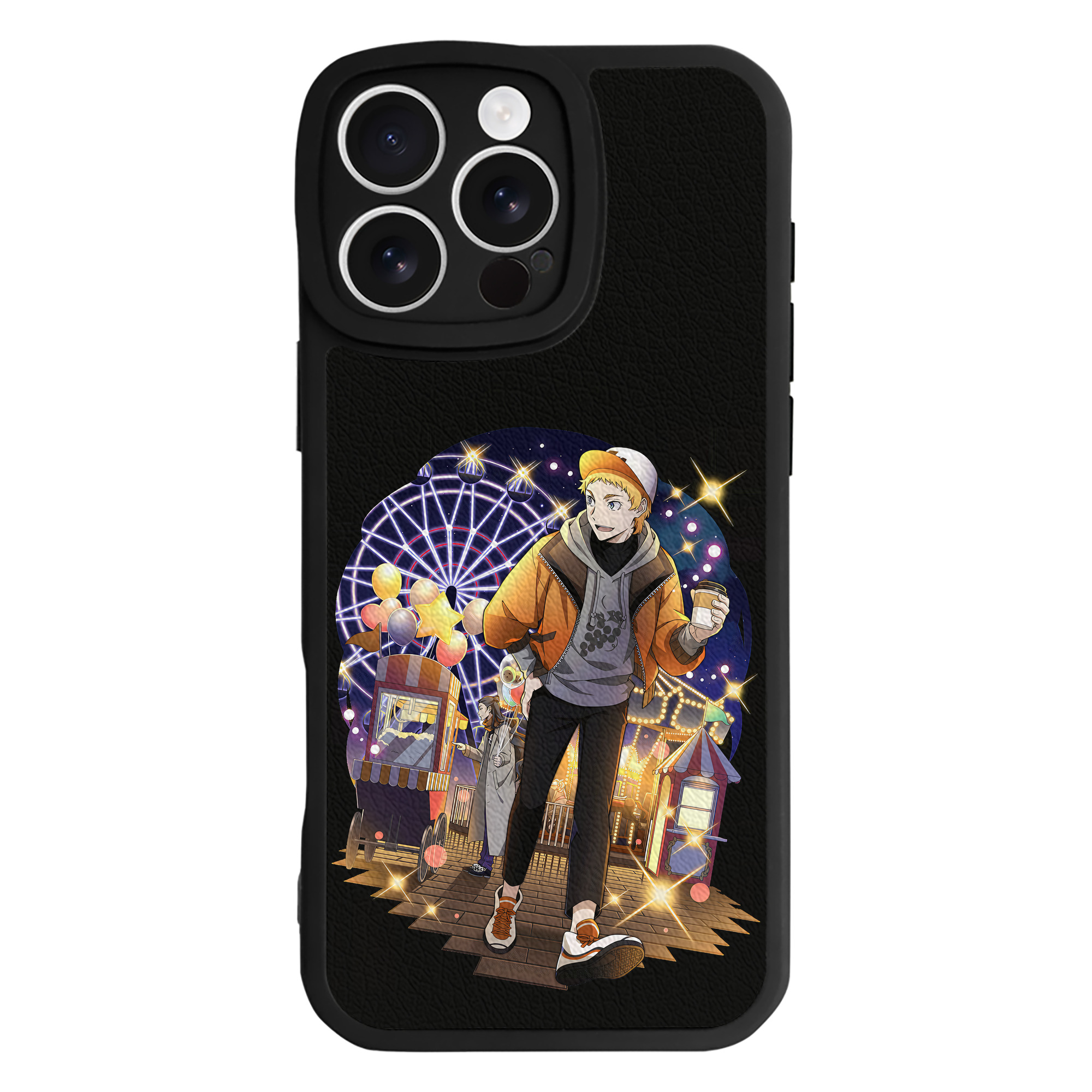 （画像用） 文豪ストレイドッグス Bungo Stray Dogs 【iPhone 16シリーズ対応】シリコンスマホケース（レザー調） 材質：シリコン